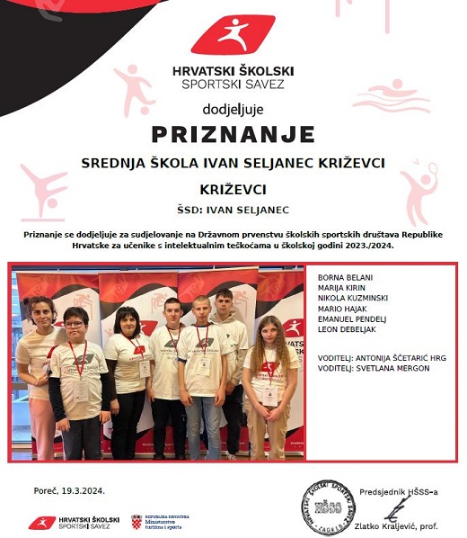 Priznanje za sudjelovanje
